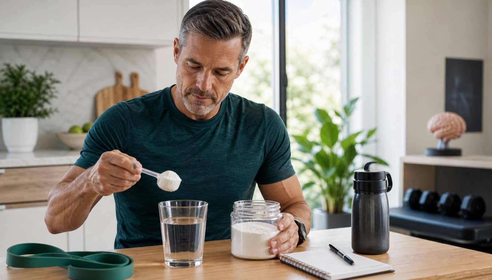 Creatine Beyond the Gym: Cognitive and Longevity Benefits for Aging Men editorial image